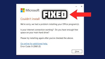 (FIXED) Microsoft Office installation error 0-2060 in Windows 10/11