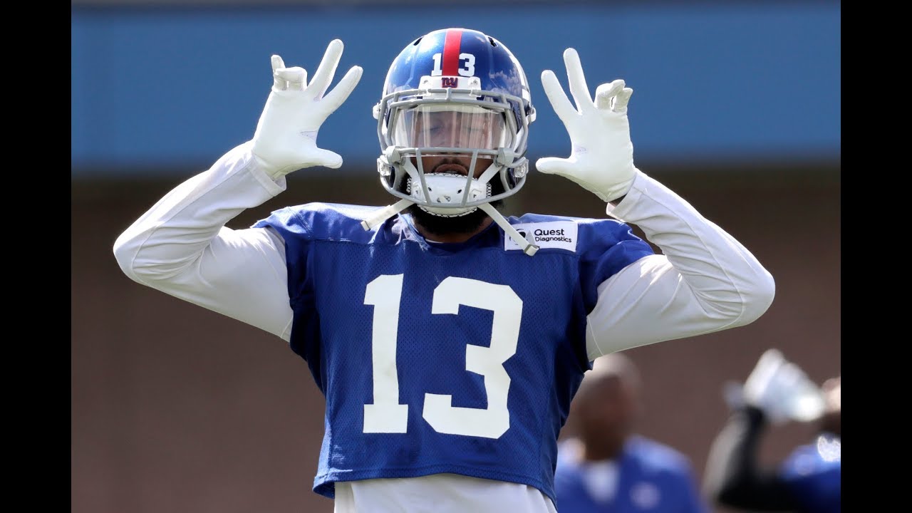 Giants' Odell Beckham shines at training camp Day 1