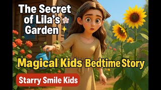 The Secret of Lila’s Garden 🌸✨ | Magical Kids Bedtime Story | Starry Smile Kids
