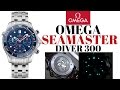 (4K) OMEGA SEAMASTER DIVER 300 M CO-AXIAL Men's Watch Review Model: 212.30.44.50.03.001