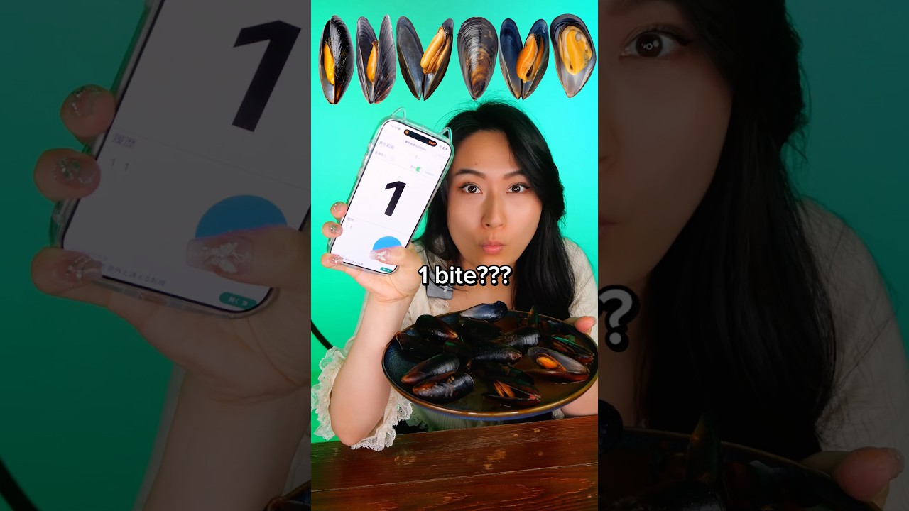 Eat mussels in __ bites!