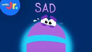 Sadness 😞 Storybots Feelings \& Emotions Songs for Kids | Netflix Jr