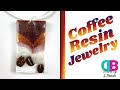 Make this Coffee Resin Pendant - Easy Step by Step Tutorial for Beginners