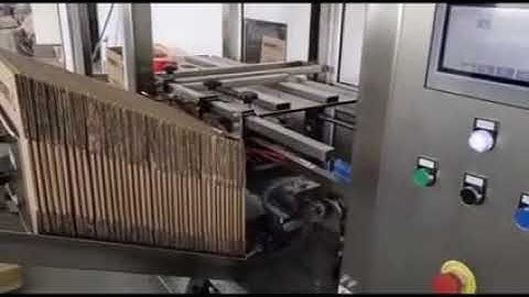 Automatic carton box forming feeding machine box erecting machine testing video