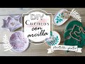 DIY 5 CUENCOS FÁCILES con ARCILLA de SECADO AL AIRE |  diferentes métodos | shanti irene