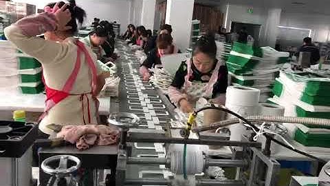 KE 18F Automatic Flat Paper Handle Making Machine  + Gluing + Conveyor Belt Delivery