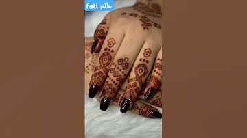 نقش صحراوي روعة Henna نقش حناء صحراوي 