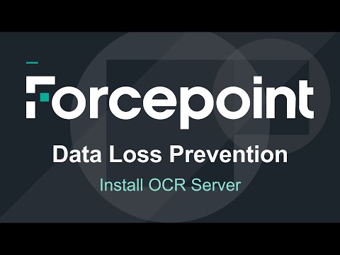 Install OCR Server | Forcepoint DLP