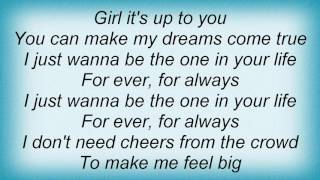Barry Manilow - I Just Want To Be The One In Your Life Lyrics