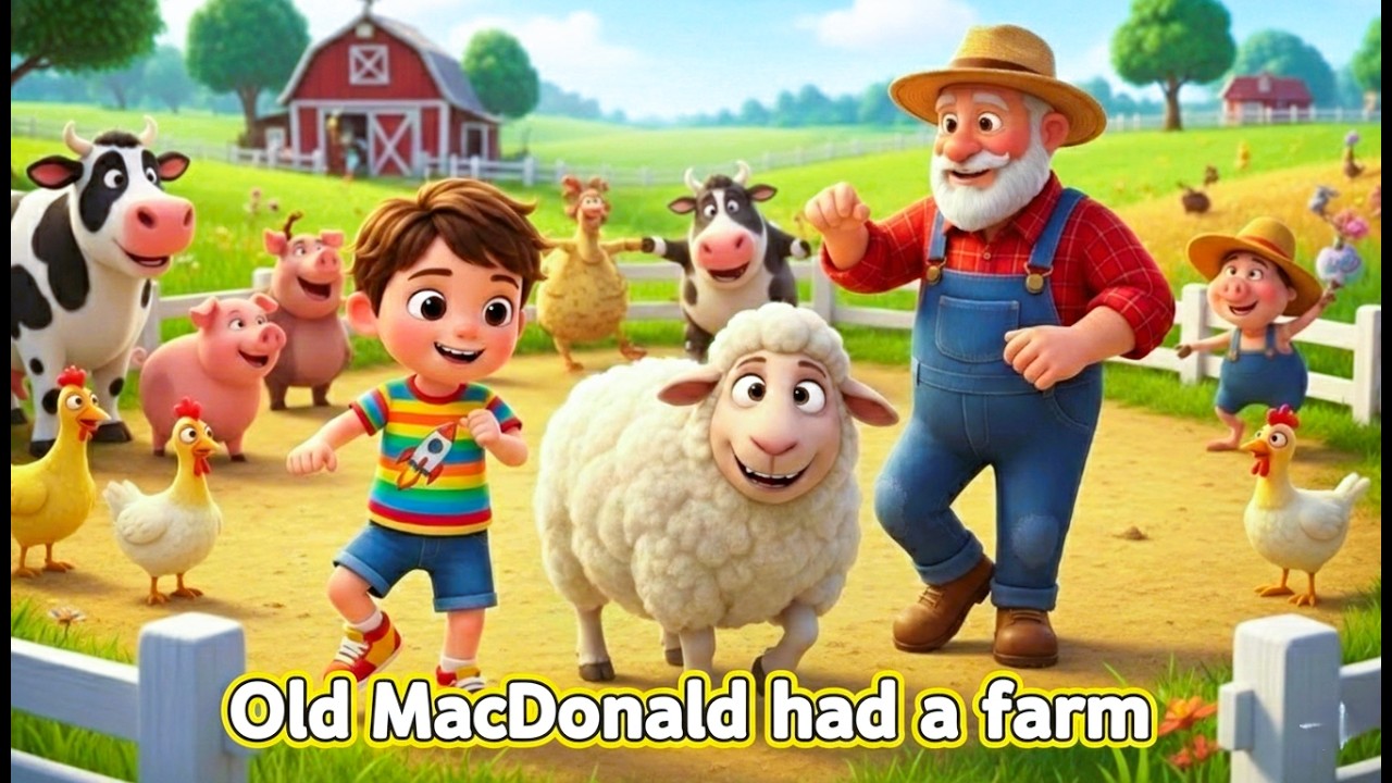 Old MacDonald Had a Farm 🐮 | Nursery Rhymes for Kids | Jojo Little Toons & Rhymes