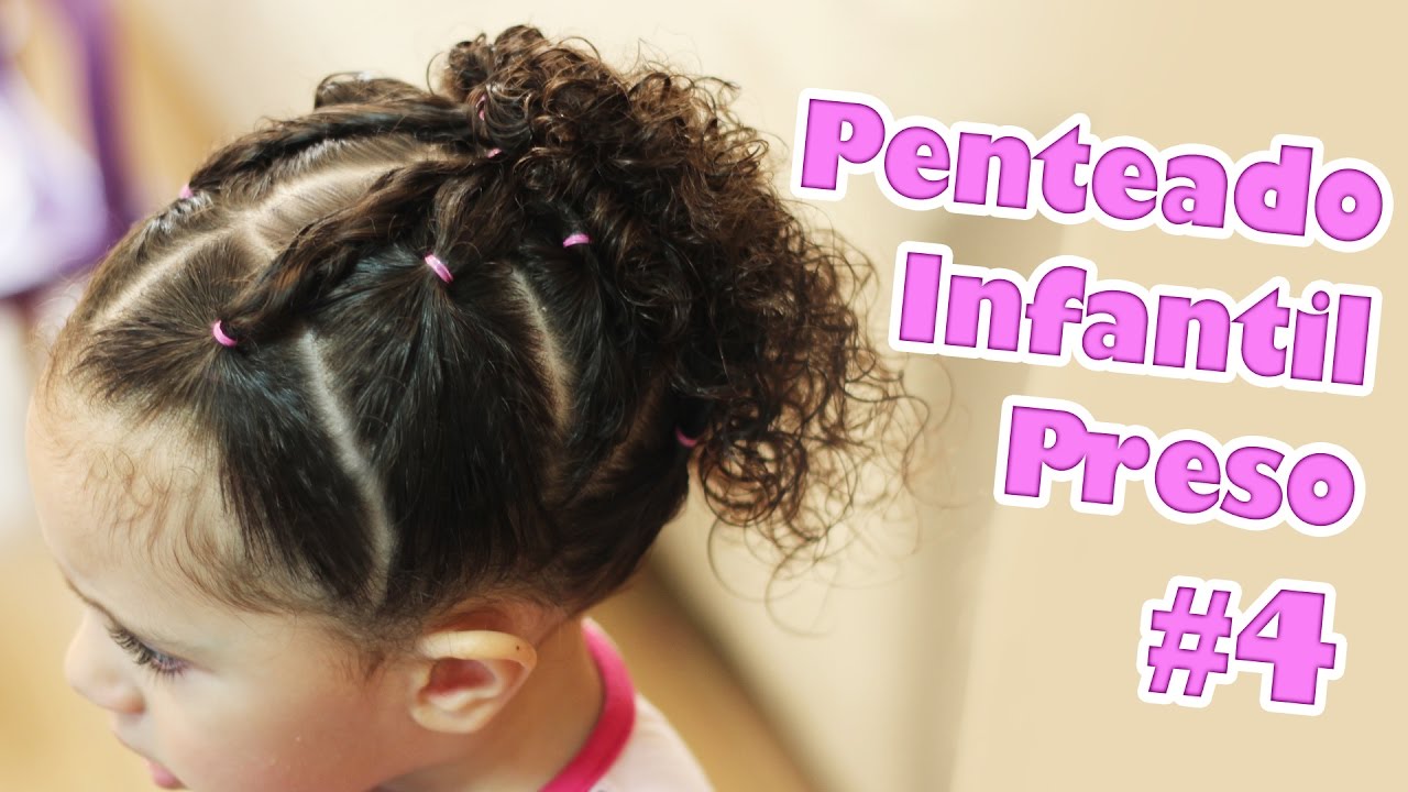 Penteado Infantil Preso Fácil com Ligas de Silicone #4 - Éder e Pri