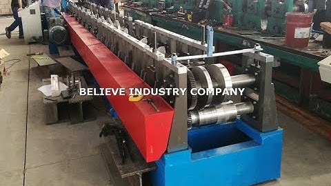 Pre-cutting Type C Purlin Roll Forming Machine