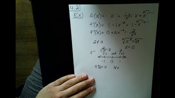 LECTURE: Applied Calculus Ch. 4.2 Part 1 Of 2