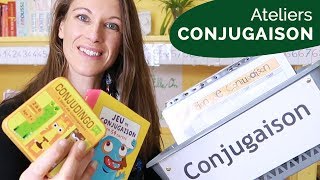 MY CONJUGATION WORKSHOPS in my CE1-CE2 class [VLOG 31]