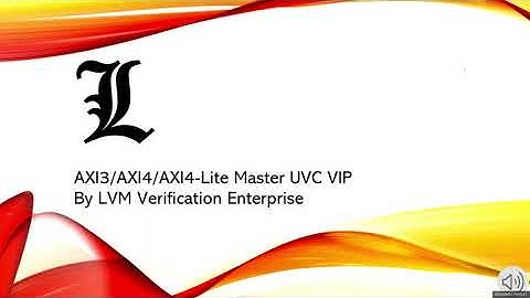 LVM AXI VIP Introduction