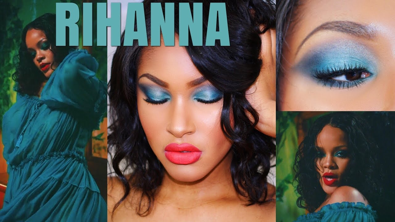Top Rihanna Red Lipstick Makeup Tutorial Terbaik Hitsmakeup