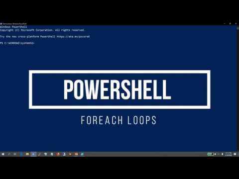 18 Powershell Basics - Foreach Loops - YouTube