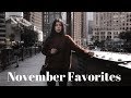 NOVEMBER FAVORITES 2018  l MAZCIEL