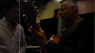 Tommy Emmanuel Backstage &quot;One Christmas night&quot; on my guitar!!! Shibuya(Japan) October 6th 2012