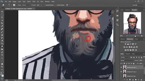 Cartoon Effect With Filter And Smudge Photoshop Tu...