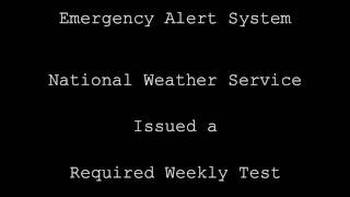 National Weather Service EAS Test (Houston KGG-68) (July 6, 2011)