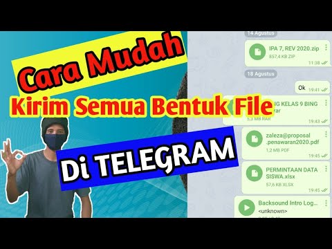 Cara mudah mengirim Semua Bentuk File di Telegram