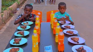 GRILLED CHICKEN LAPS & SODA CHALLENGE | Pls subscribe to my channel screenshot 4