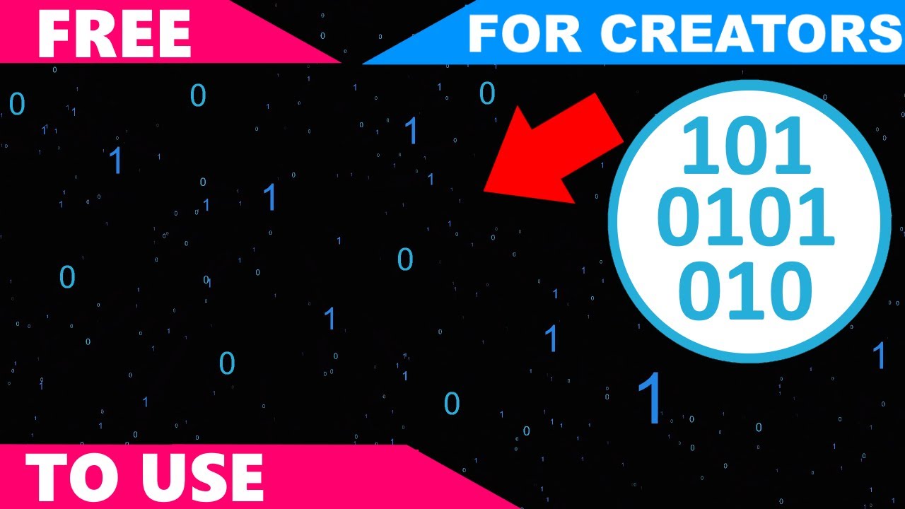 Binary Code Starfield wallpaper video - with Music - YouTube