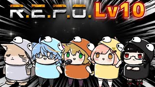 【チベ視点】ご主人共がLv.10まで散歩に連れてってくれるらしい【R.E.P.O.】 #友情破壞  #repo #レポ