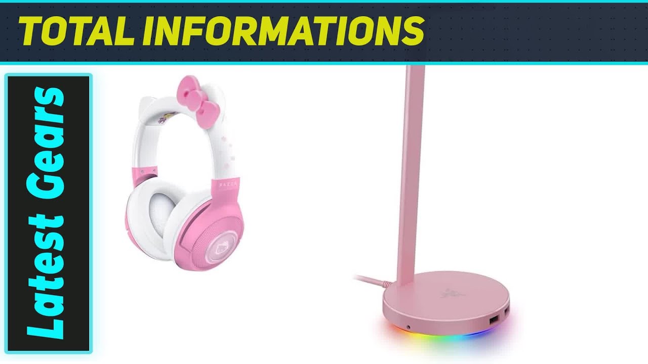 Гарнитура Razer Kraken BT Kitty: идеальная розовая игровая конфигурация!