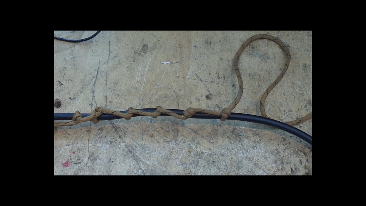 How To Lace A Wiring Loom.