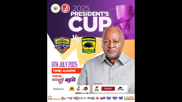 Hearts of Oak Vs. Asante Kotoko | 2025 President's Cup | 6th July, 2025