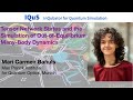 Mari Carmen Banuls:Tensor Network States and the Simulation of Out-of-Equilibrium Many-Body Dynamics