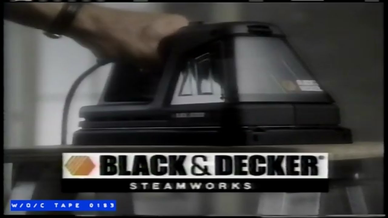 Black & Decker Steamworks Commercial 1990 YouTube