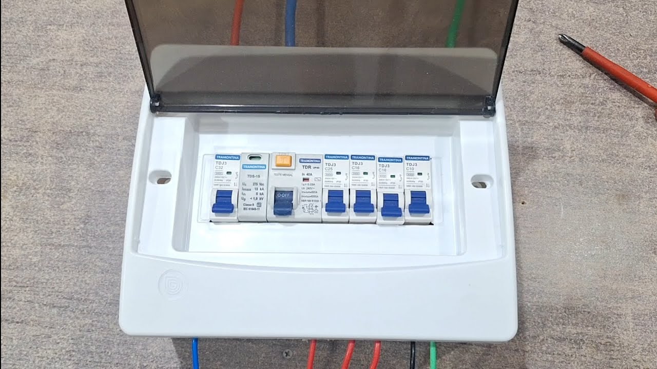 COMO INSTALAR QDC MONOFÁSICO PEQUENO MAS DENTRO DA NORMA 