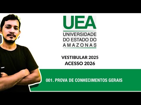 MATEMÁTICA: PROVA DE CONHECIMENTOS GERAIS |2025 ACESSO 2026| #uea