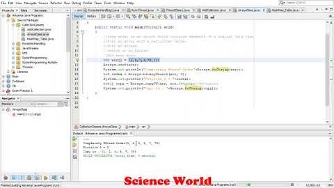 Java Collection Framework Arrays Class   Arrays Class Program   In Java Tutorial