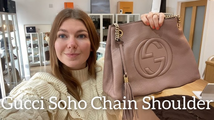 Gucci Leather Soho Duffle Bag, Gucci Handbags