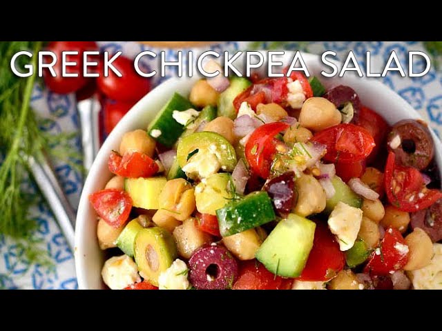 Mediterranean Chickpea Mason Jar Salads - Detoxinista