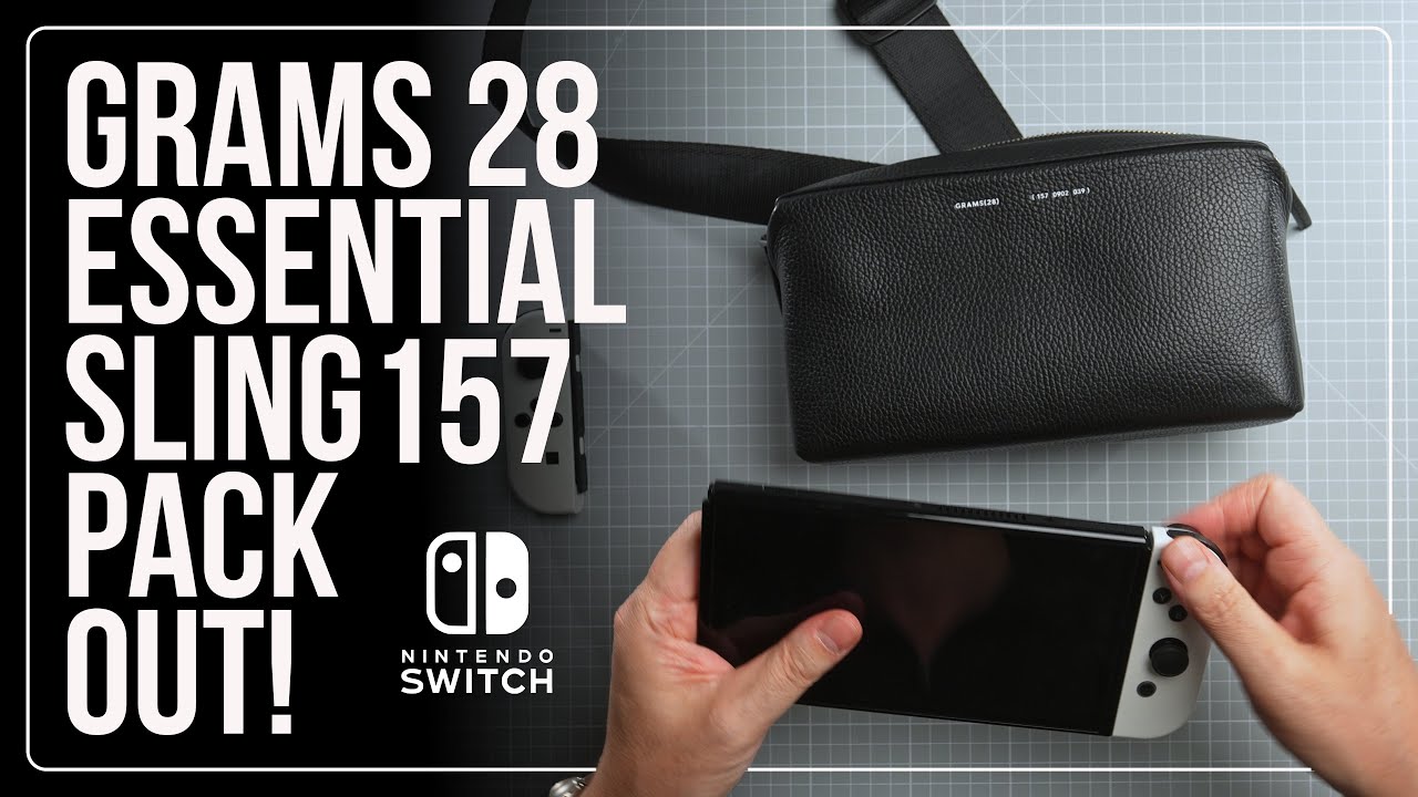 Grams 28 157 Essential Sling Bag | Fits Nintendo Switch + Everyday