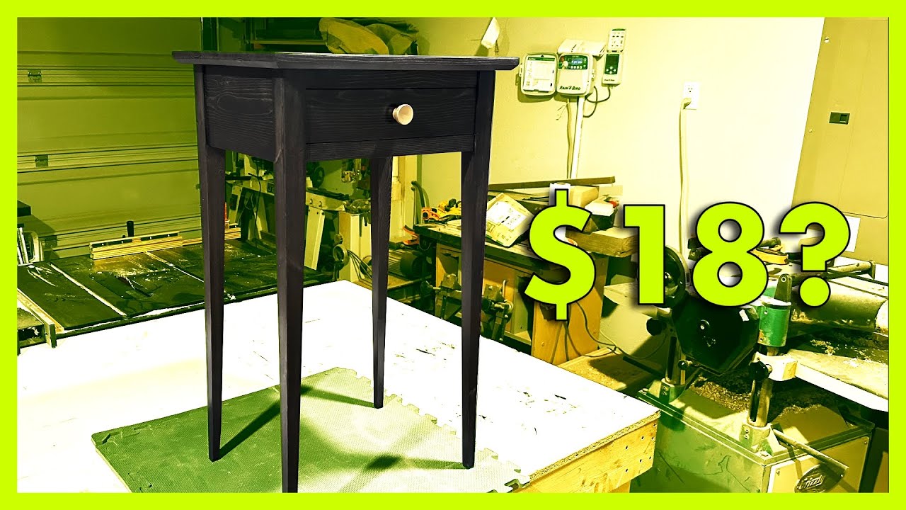 Making A Side Table For Under $20 - YouTube