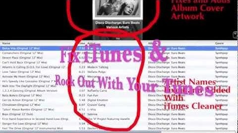 Add Album Cover Artwork To iTunes - Automatically Fix iTunes