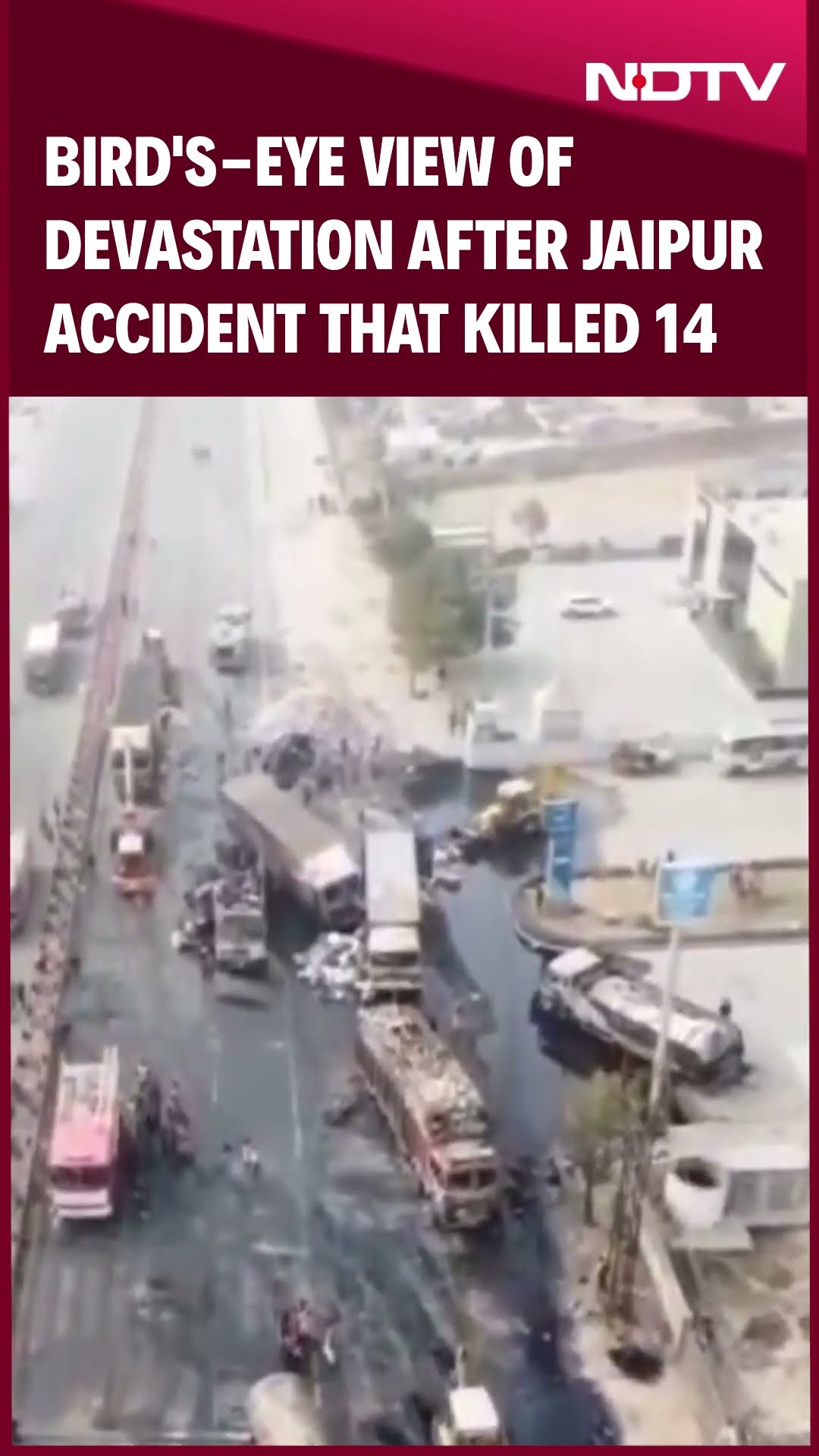 Jaipur News Today | Bird's-Eye View Of Devastation After Jaipur Accident That Killed 12