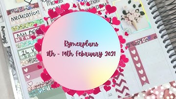 Rymerplans - 8th - 14th February 2021 - Strawberry Lime Designs - Valentines Day Week