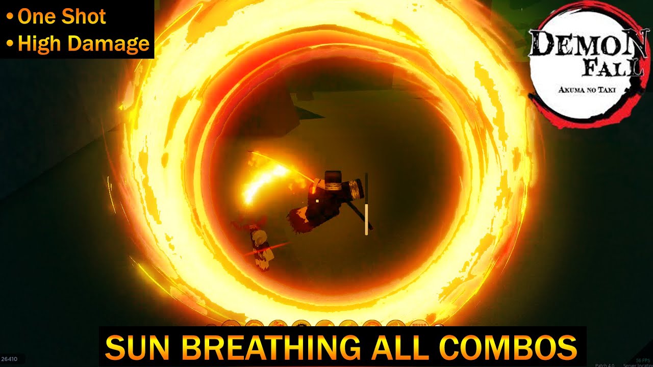 Demonfall Sun breathing all OP Combos YouTube