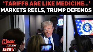Trump Air Force One LIVE: Trump Defends Reciprocal Tariffs 'Medicine To Fix Something'