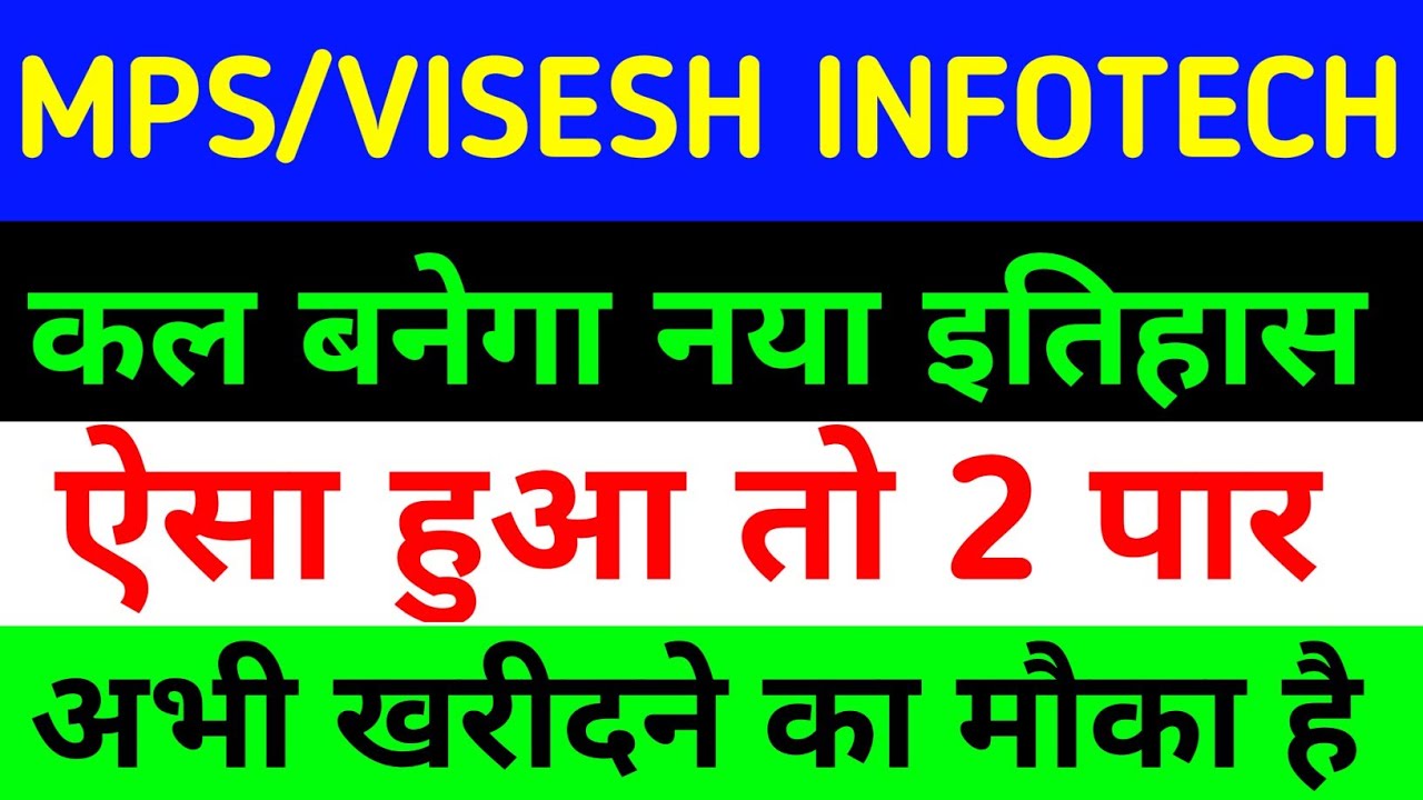Mps Infotech mps infotecnics ltd share latest news | Visesh infotech latest news ...