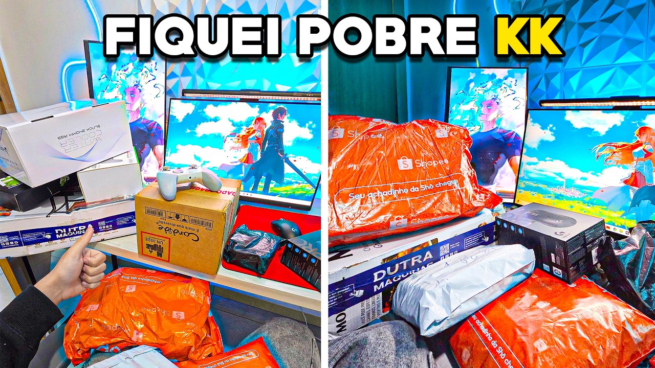 Gastei TODO MEU SALÁRIO Em Tudo Que Eu SEMPRE QUIS TESTAR KK