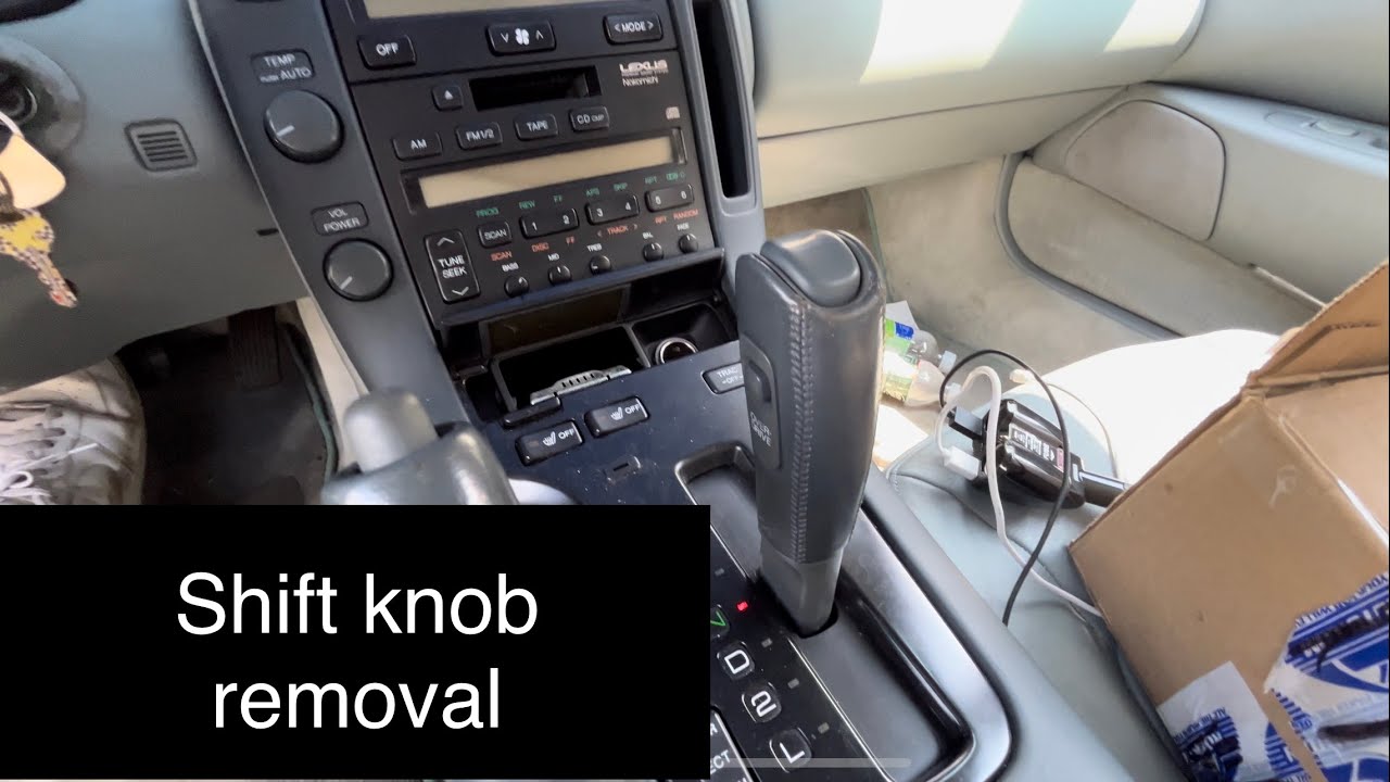 How to remove a Lexus SC400 Shift Knob - YouTube