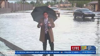 Severe rainstorm hits Kern County on Monday